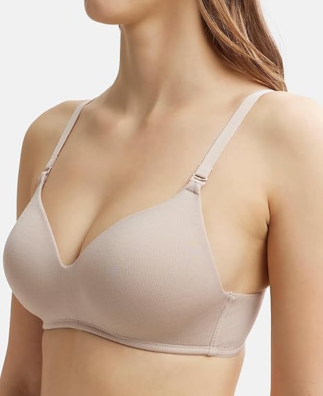 Jockey JW11 Women’s Wirefree Padded Tencel Bra – Full Coverage Multiway with Adjustable Straps